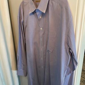 Roundtree & Yorke Blue Dress Shirt